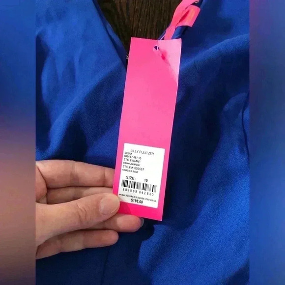 Lilly Pulitzer Women's 10 Danni Jumpsuit in Corsica Blue - NWT!! - Picture 8 of 13